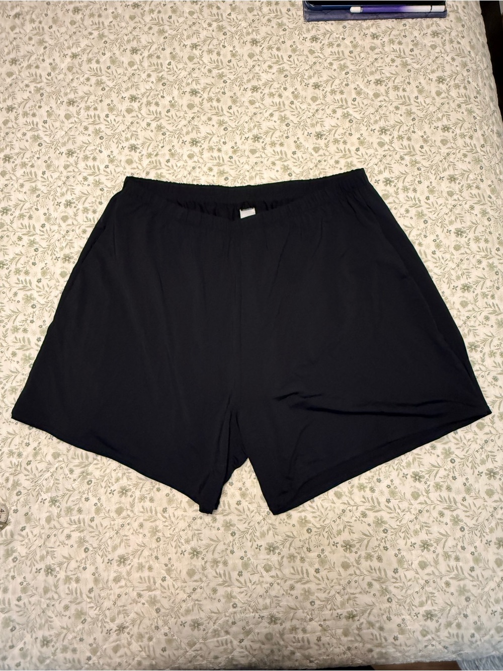 NWT Leilani Plus Surf City Swim Shorts Black Size 20W
